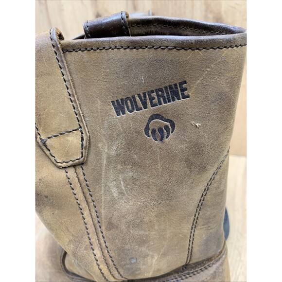 Wolverine Boots W04707  Steel-Toe Electrical Hazard Wellington Brown Size 9.5 M main image 12